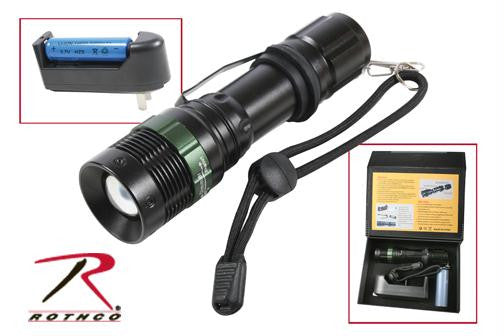 Rothco 3 Watt LED Flashlight With Charger