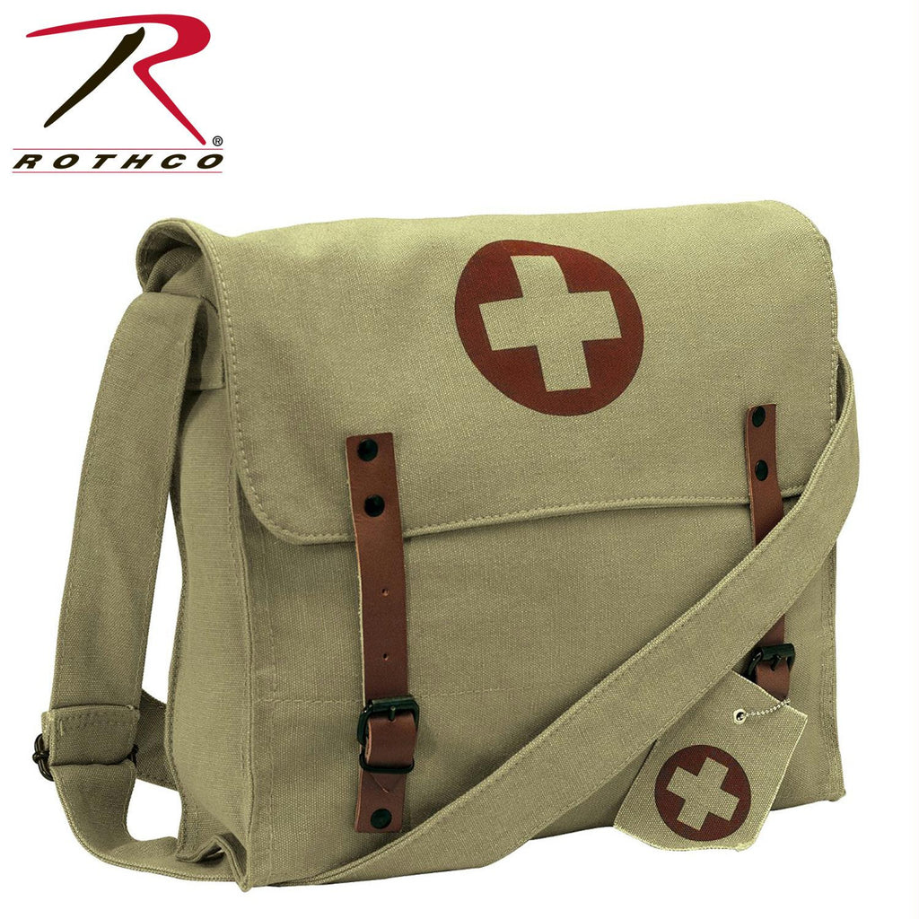 Rothco Vintage Medic Bag w- Cross