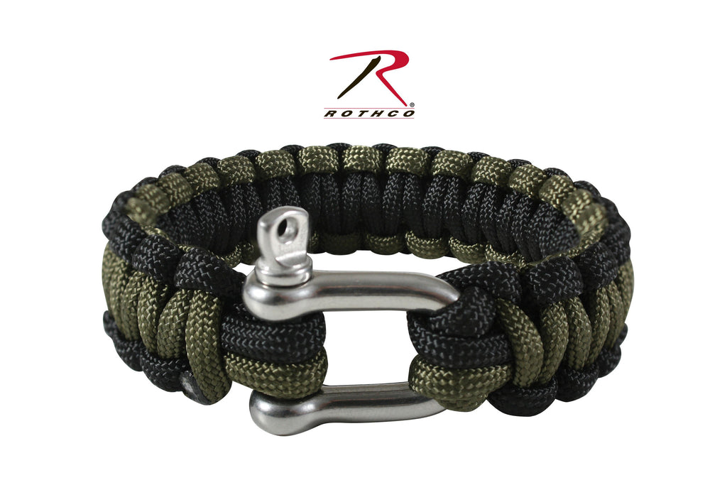 Rothco Paracord Bracelet w- D-Shackle