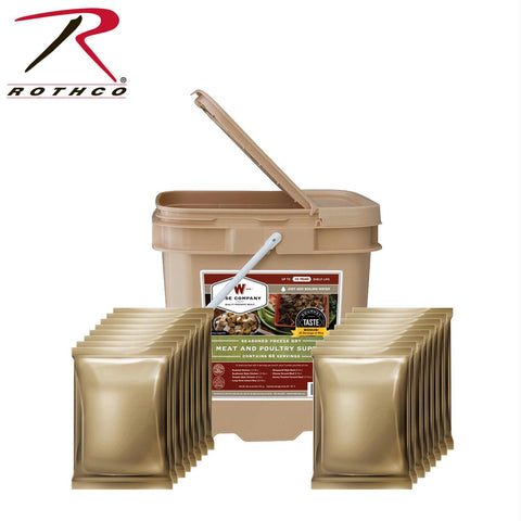 Wise 60 Serving Freeze Dried Meat Grab & Go Bucket