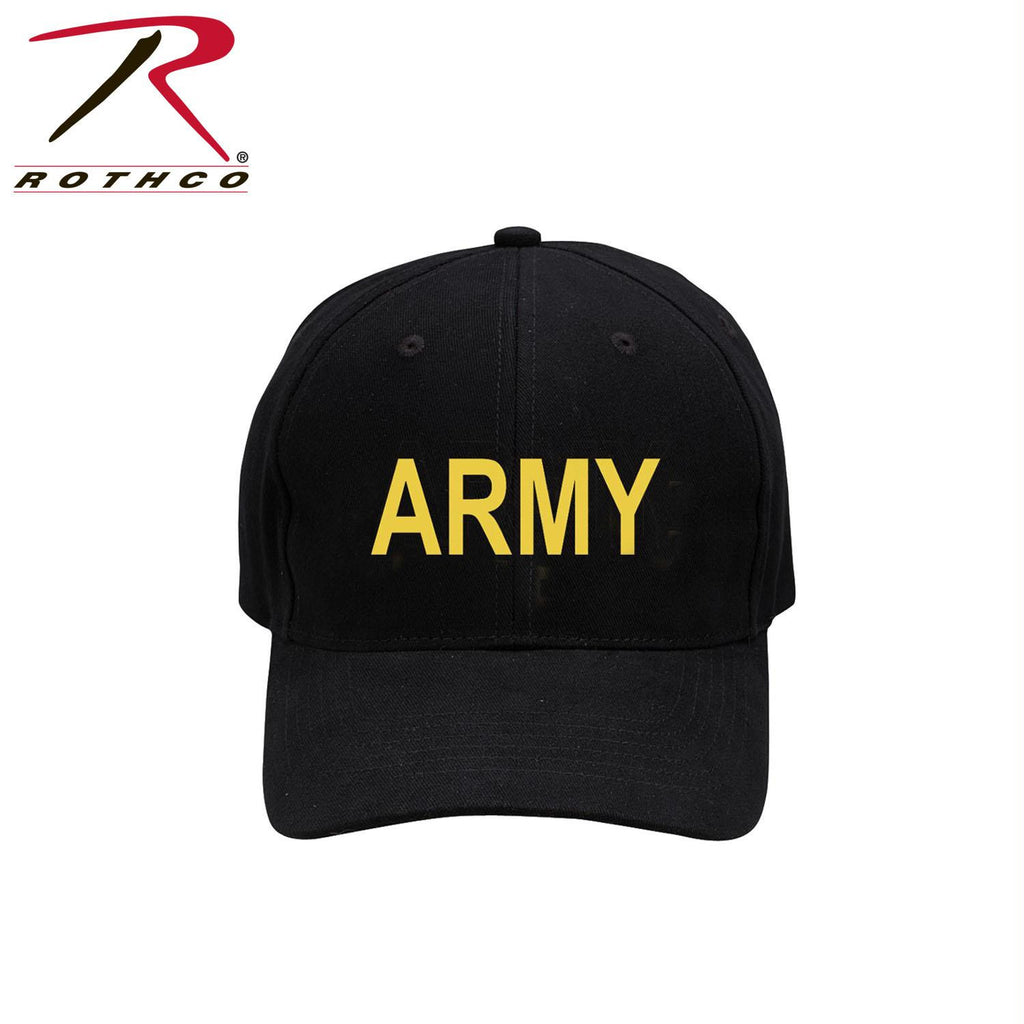 Rothco Black Army Low Profile Cap