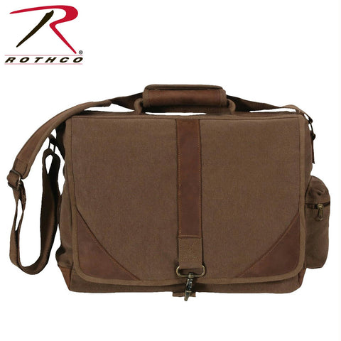 Rothco Vintage Canvas Urban Pioneer Laptop with Leather Accents