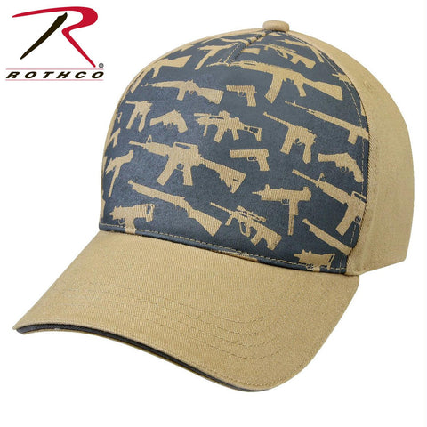 Rothco Deluxe Khaki Guns Low Profile Cap