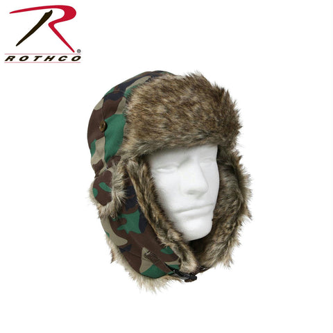 Rothco Camo Fur Flyers Hat