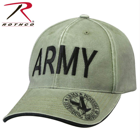 Rothco Vintage Deluxe Army Low Profile Insignia Cap