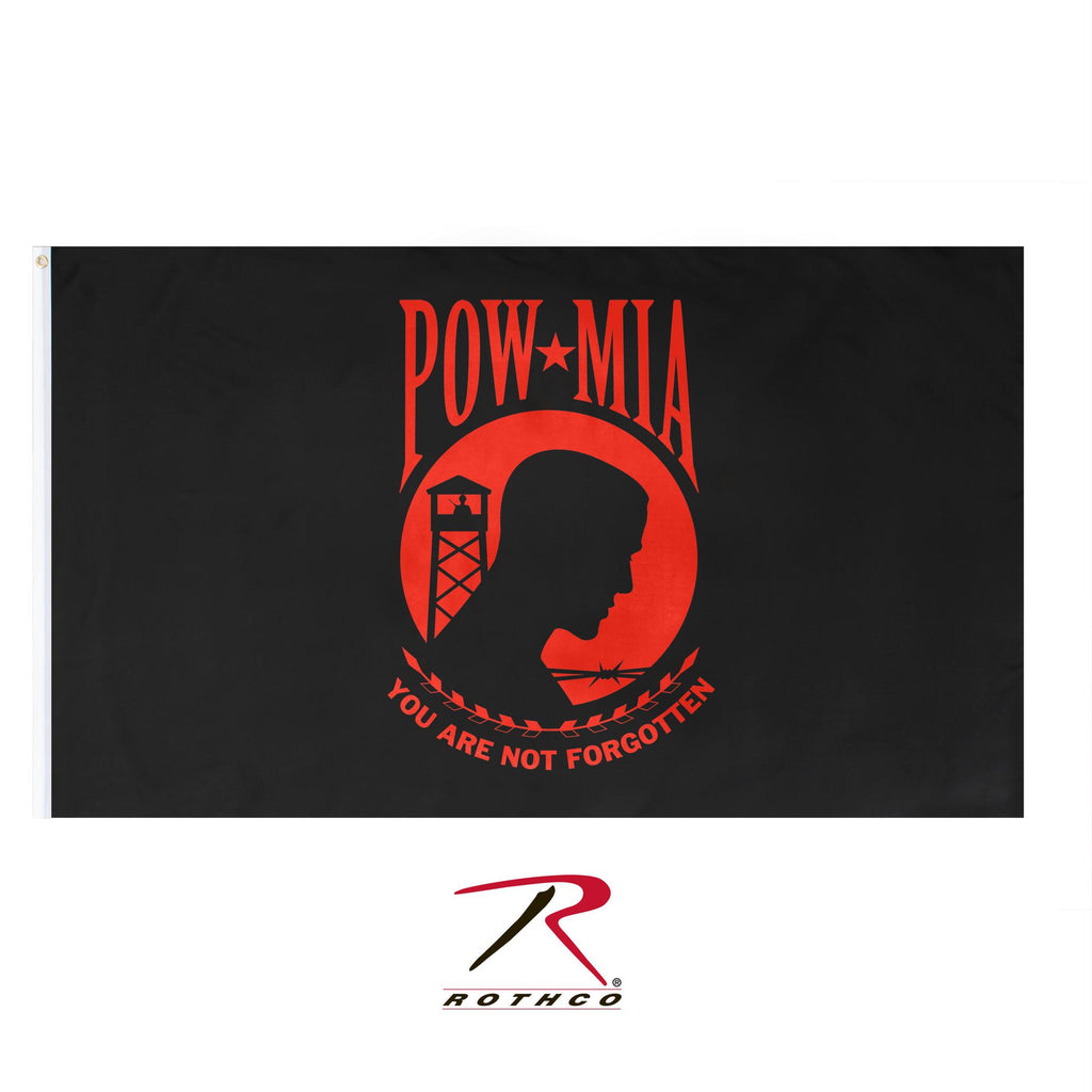 Rothco POW-MIA Flag Red 3' X 5'