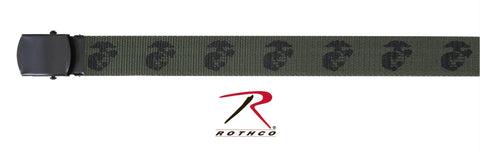 Rothco U.S.M.C Globe & Anchor Web Belt