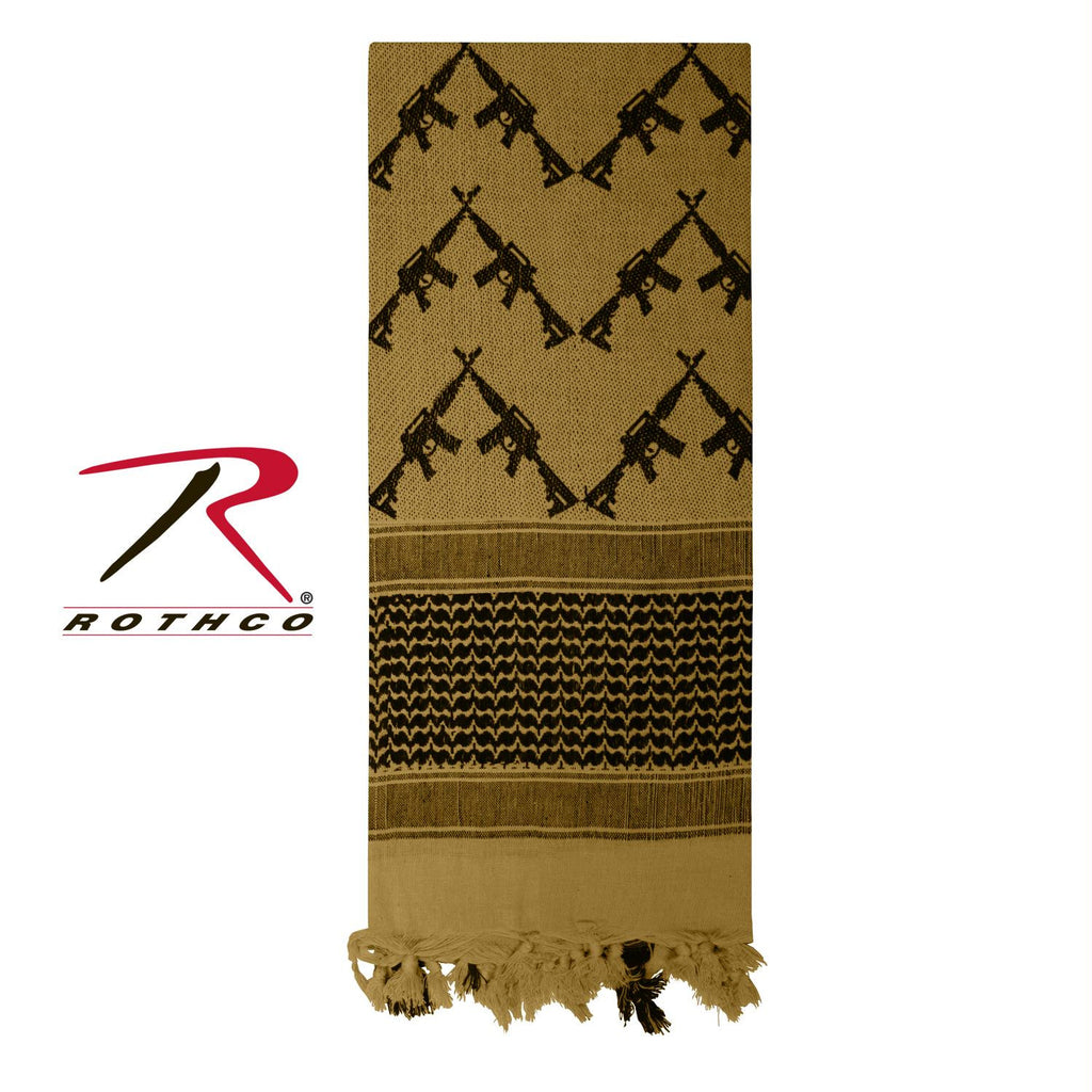 Rothco Crossed Rifles Shemagh Tactical Scarf