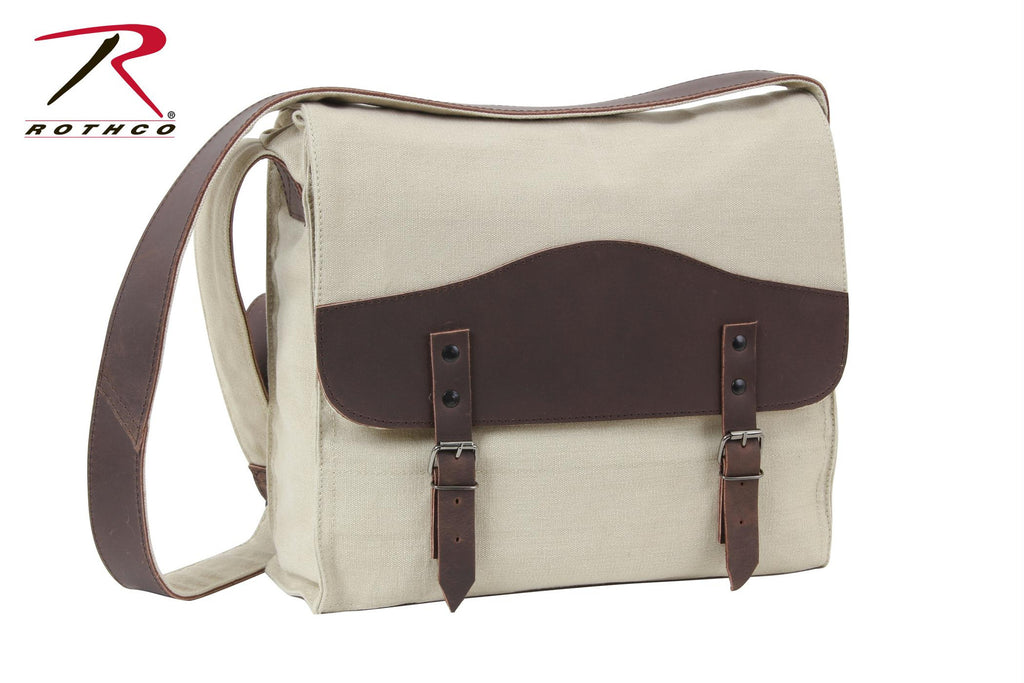 Rothco Vintage Canvas Medic Bag w- Leather Accents