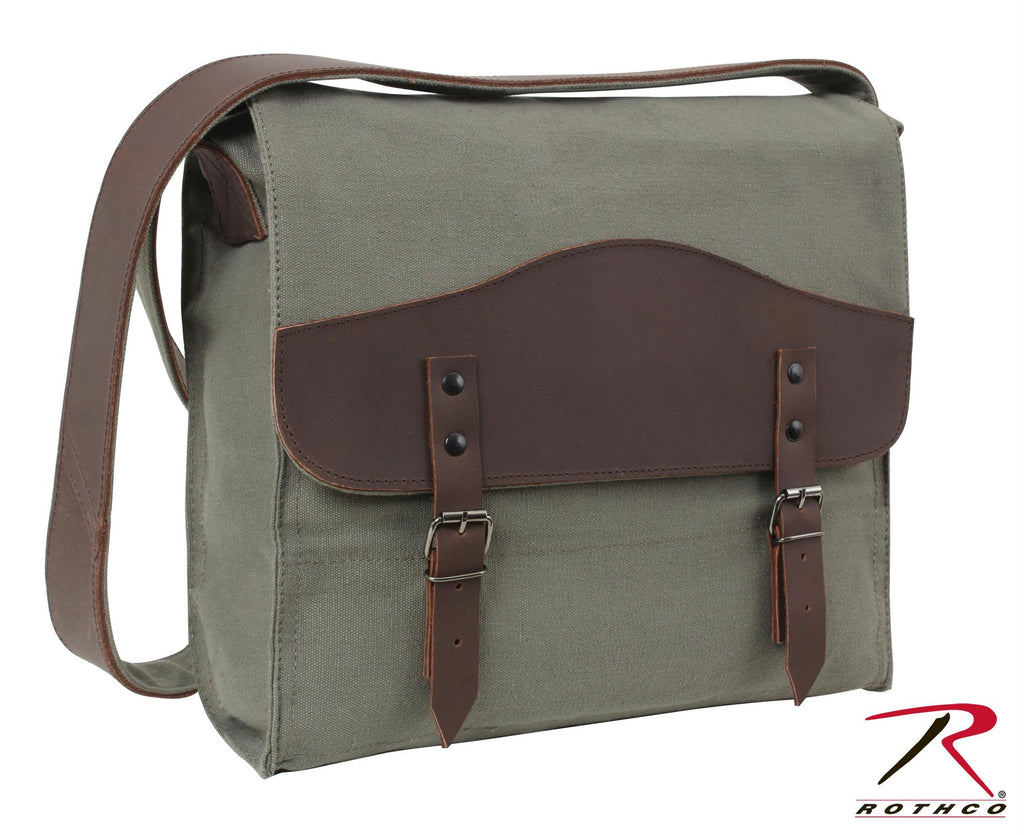 Rothco Vintage Canvas Medic Bag w- Leather Accents