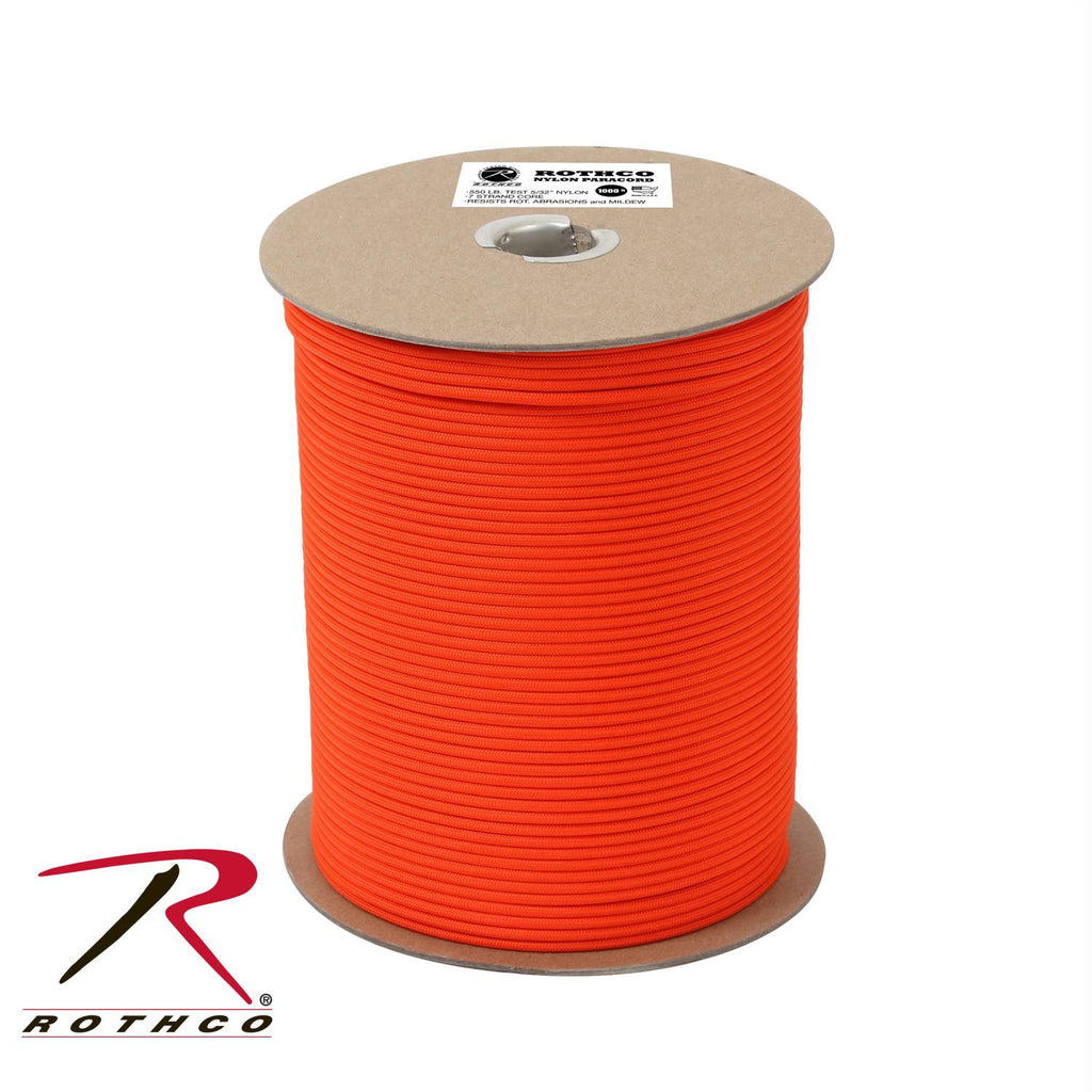 Rothco Nylon Paracord 550lb 1000 Ft Spool