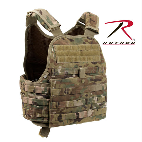 Rothco MultiCam MOLLE Plate Carrier Vest