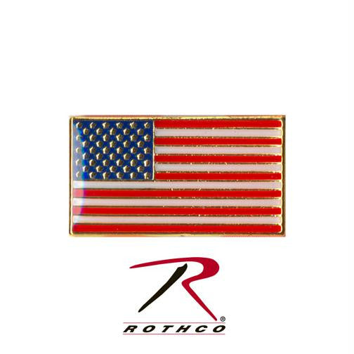 Rothco Classic Rectangular US Flag Pin