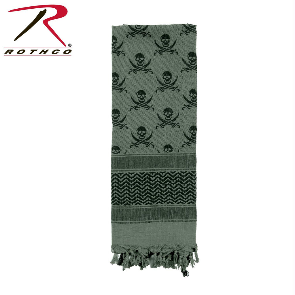 Rothco Skulls Shemagh Tactical Desert Scarf