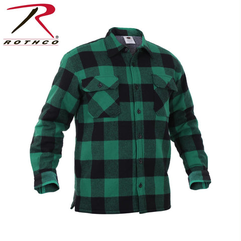 Rothco Extra Heavyweight Buffalo Plaid Sherpa-lined Flannel Shirts