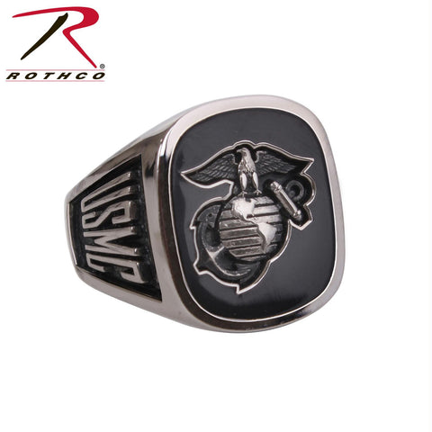 Black Onyx Military Ring