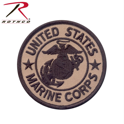 Rothco Marine Corps Patch W- Hook & Loop 3"