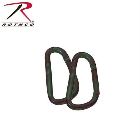 Rothco Woodland Camo 60mm Carabiner