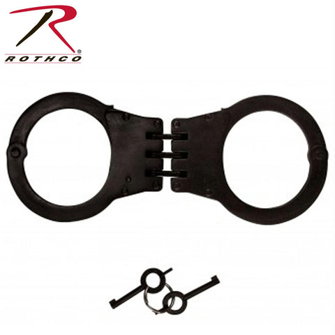 Rothco Deluxe Hinged Handcuffs - Nickel Plated