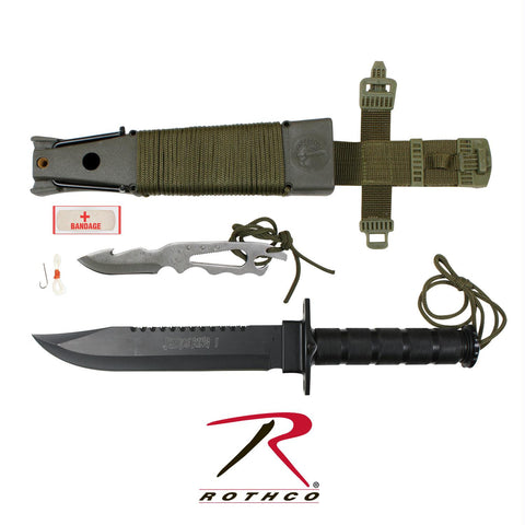 Rothco Deluxe Jungle Survival Kit Knife