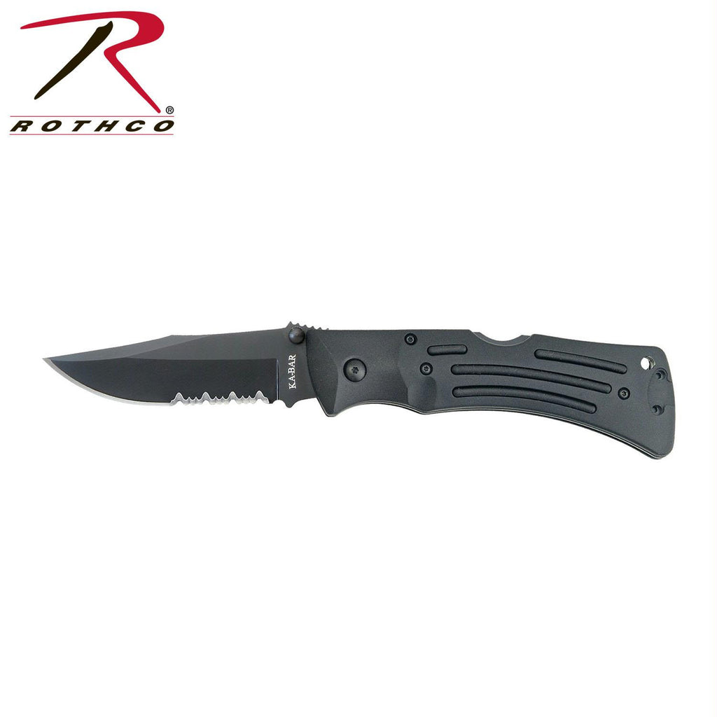 Ka-bar Mule Serrated Folding Knife