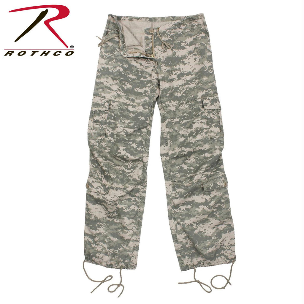 Rothco Womens Camo Vintage Paratrooper Fatigue Pants