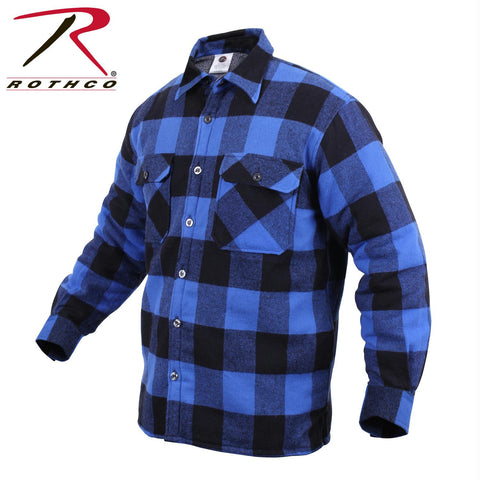 Rothco Extra Heavyweight Buffalo Plaid Sherpa-lined Flannel Shirts