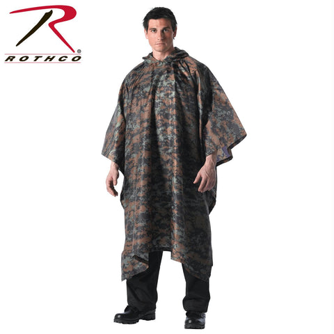 Rothco G.I. Type Military Rip-Stop Poncho