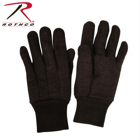 Rothco Brown Cotton Jersey Work Gloves