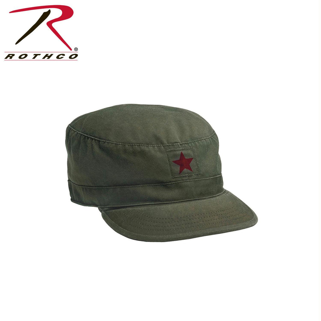 Rothco Vintage Fatigue Cap w- Red Star