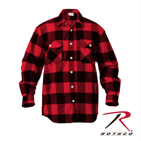 Rothco Extra Heavyweight Buffalo Plaid Flannel Shirts