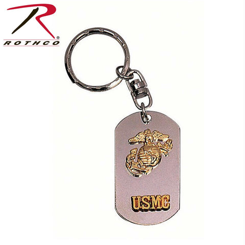 Rothco USMC Dog Tag Key Chain