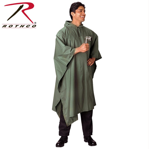 Rothco G.I. Type Military Rip-Stop Poncho