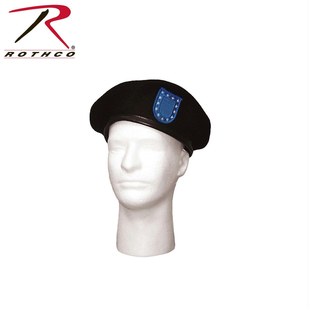 Rothco G.I. Type Beret w- Blue Flash