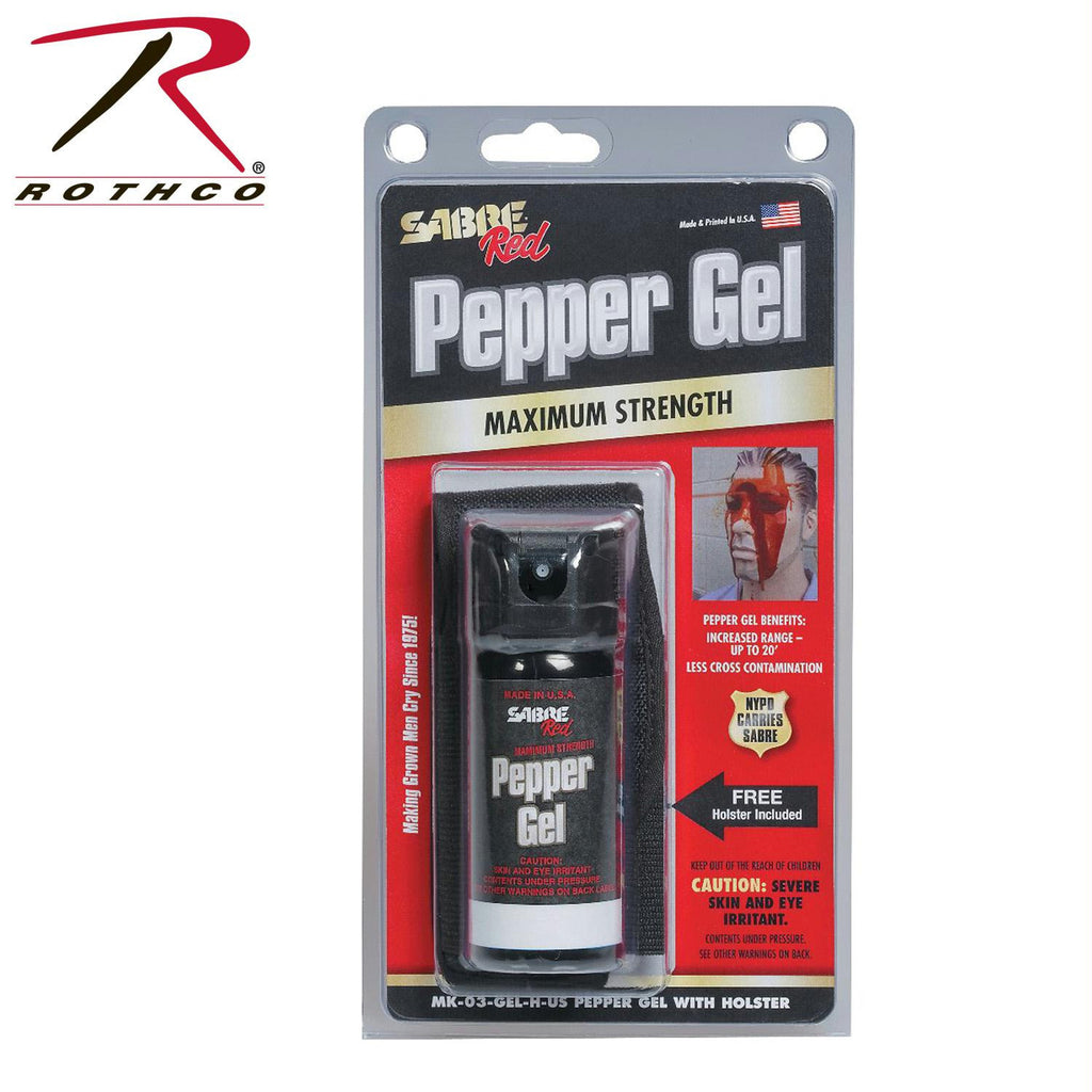 Sabre Pepper Gel w- Holster