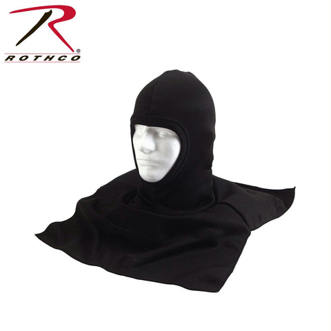 Rothco Black Polyester Balaclava w- Dickie