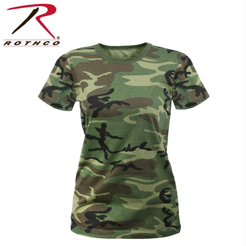 Rothco Womens Long Length Camo T-Shirt