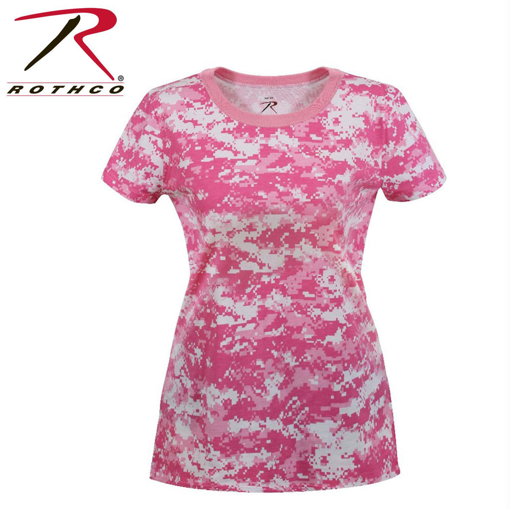 Rothco Womens Long Length Camo T-Shirt