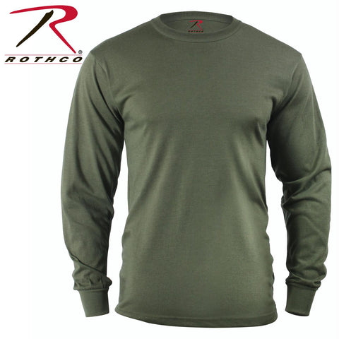 Rothco Long Sleeve Solid Poly-Cotton T-Shirt