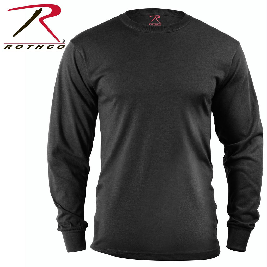 Rothco Long Sleeve Solid Poly-Cotton T-Shirt