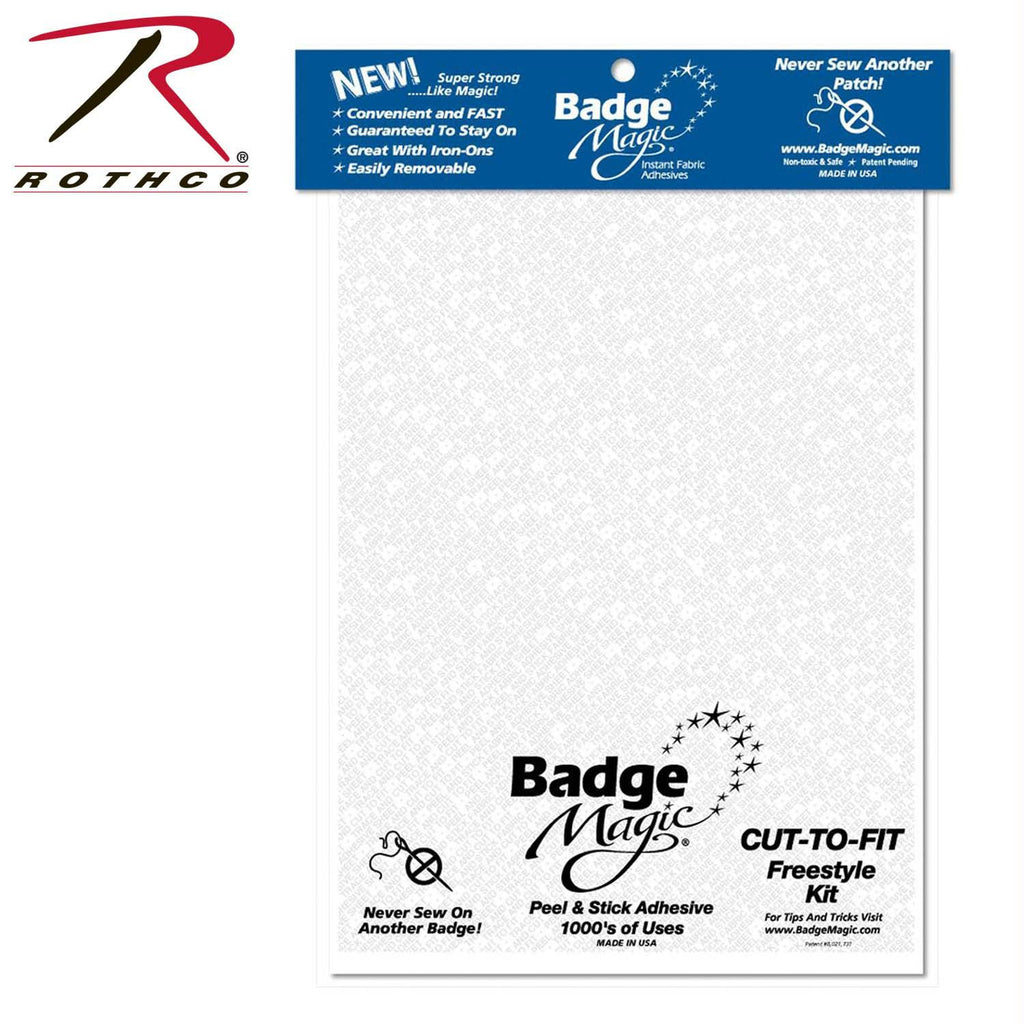 Badge Magic Adhesive Cut To Fit Freestyle Kit