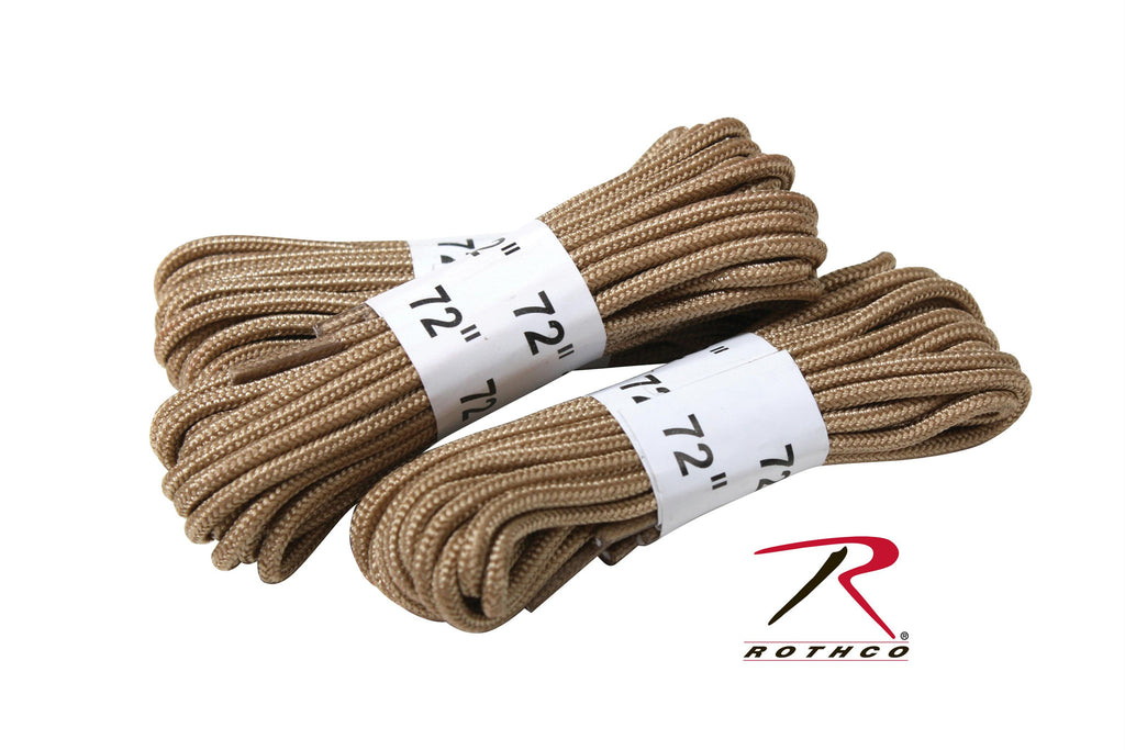 Rothco 72" Boot Laces - 3 Pack