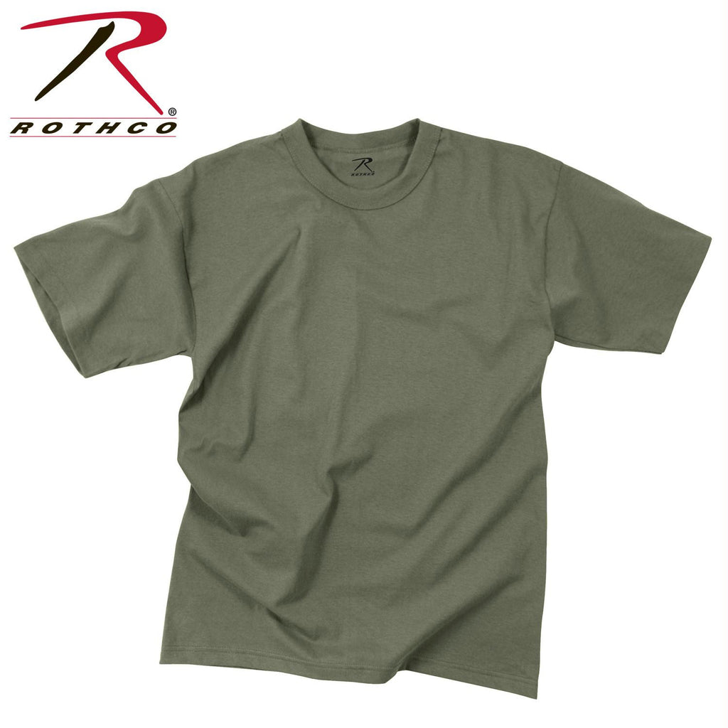 Rothco Solid Color 100% Cotton T-Shirt