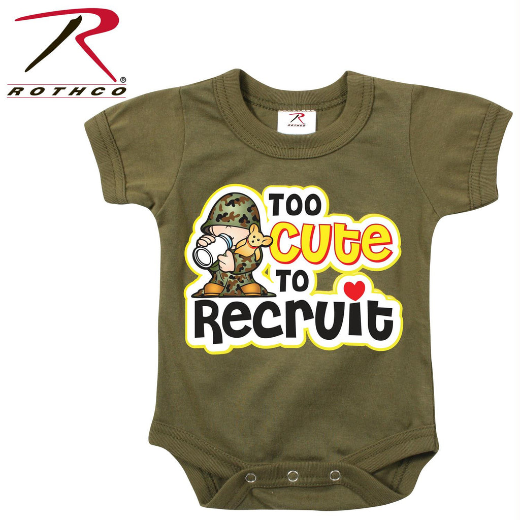 Rothco Too Cute To Recruit Infant One-Piece