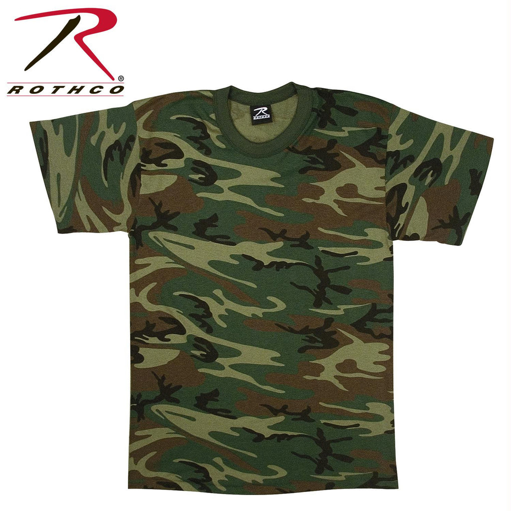 Rothco Woodland Camo U.S. Made T-Shirt