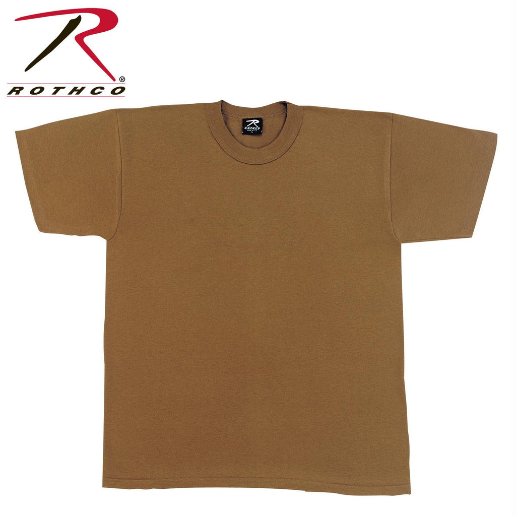 Rothco Solid Color Poly-Cotton Military T-Shirt