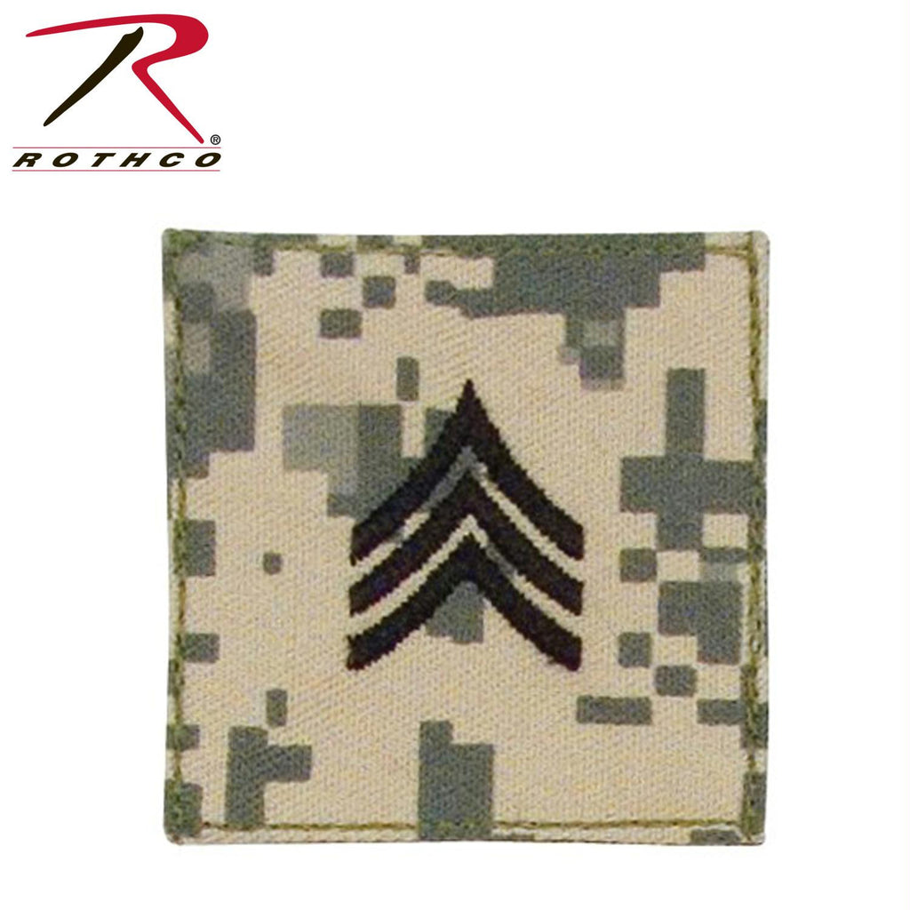 Official U.S. Made Embroidered Rank Insignia - Sergeant