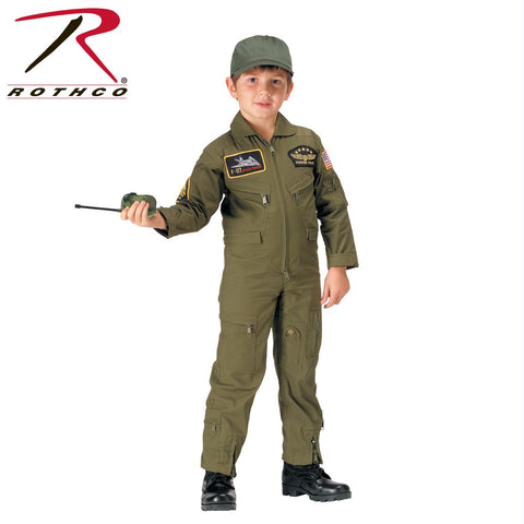 Rothco Kid's Flight Coverall With Patches