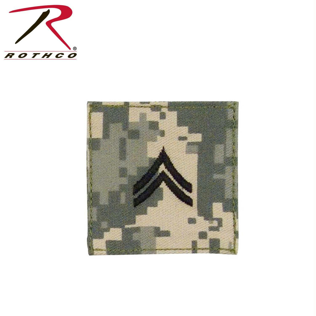 Official U.S. Made Embroidered Rank Insignia - Corporal