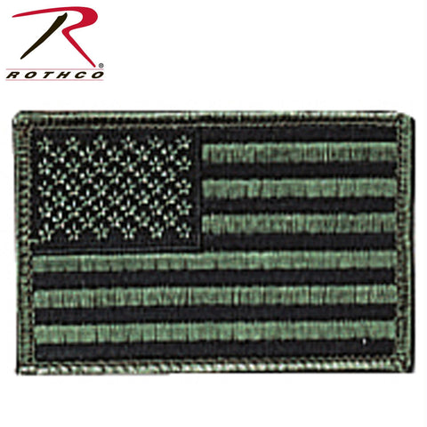 Rothco Iron On - Sew On Embroidered US Flag Patch